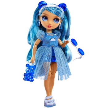 MGA Entertainment Rainbow High Creative Crystals Fashion Doll- Skyler 121374-EUC 035051121374