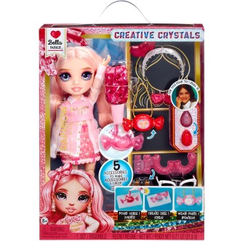 MGA Entertainment Rainbow High Creative Crystals Fashion Doll- Bella 121367-EUC 035051121367
