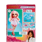MGA Entertainment Rainbow High Creative Crystals Fashion Doll- Bella 121367-EUC 035051121367