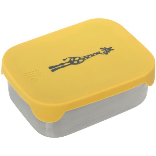 eco life Stainless Steel Food Container With 800ml Partition | Giraffe 33-FC-9089 5208009003168