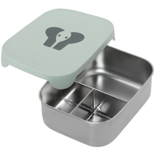 eco life Stainless Steel Food Container With 800ml Partition | Elephant 33-FC-9088 5208009003151
