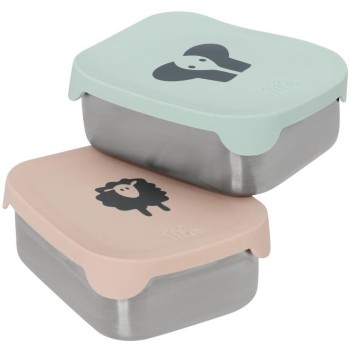 eco life Stainless Steel Food Container With 800ml Partition | Elephant 33-FC-9088 5208009003151