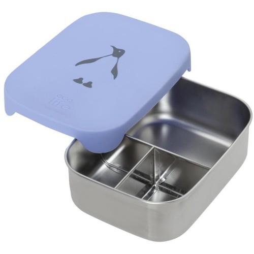 eco life Stainless Steel Food Container With 800ml Partition | Penguin 33-FC-9087 5208009003144