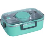 eco life Rectangular Food Container 850ml Blue 33-BO-9051 5208009003434