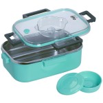 eco life Rectangular Food Container 850ml Blue 33-BO-9051 5208009003434