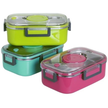 eco life Rectangular Food Container 850ml Blue 33-BO-9051 5208009003434