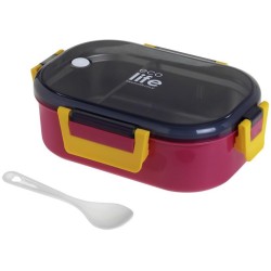 eco life Deep Rose Food Container 900ml | Partition 33-BO-9068 5208009002291