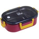 eco life Ecolife φαγητοδοχείο με χώρισμα 900ml deep rose 33-BO-9068 5208009002291