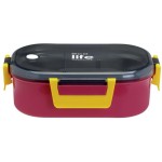 eco life Deep Rose Food Container 900ml | Partition 33-BO-9068 5208009002291