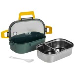 eco life Ecolife φαγητοδοχείο με χώρισμα 900ml forest green 33-BO-9067 5208009002307