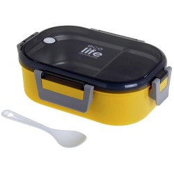 eco life Ecolife φαγητοδοχείο με χώρισμα 900ml yellow 33-BO-9066 5208009002314