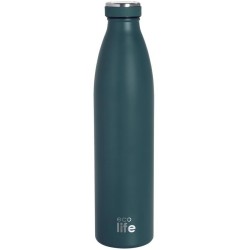 eco life Μπουκάλι θερμός 1000ml - slim blue 33-BO-3049 5208009003526