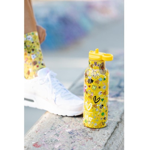 eco life Ecolife μεταλλικός θερμός vasiliki - joy 500ml 33-BO-2323 5208009002727