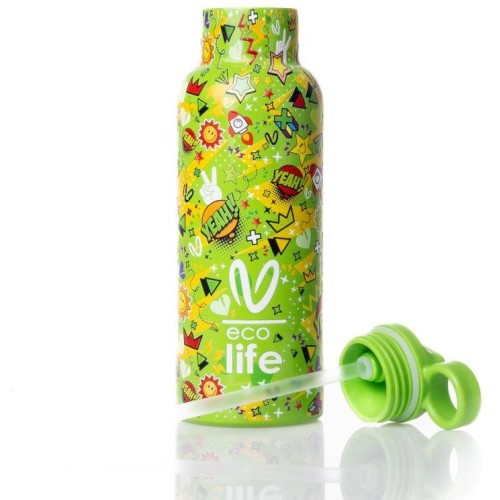 eco life Ecolife μεταλλικός θερμός vasiliki - borola 500ml 33-BO-2320 5208009002697