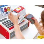 hape beep n buy cash register –  toy with solar-powered calculator, lights  0401.E3184A 6943478035805
