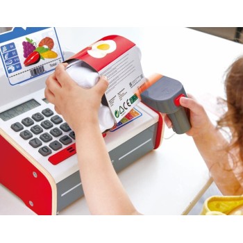 Hape Beep N Buy Cash Agrount - Ξύλινη Ταμειακή Μηχανή 0401.E3184A 6943478035805