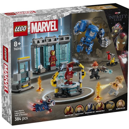 LEGO Marvel Avengers marvel super heroes το εργαστήριο του άιρον μαν: η αίθουσα στολών 76315 5702017817880