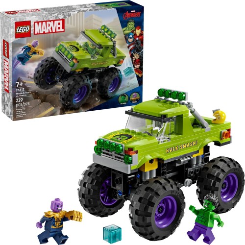 LEGO Marvel Avengers Marvel Super Heroes The Hulk Truck vs. Thanos 76312 5702017817859