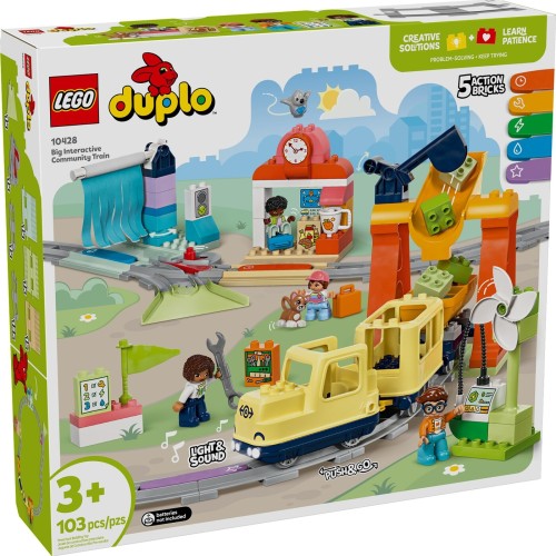 LEGO DUPLO Town Μεγάλο Διαδραστικό Κοινοτικό Τρένο 10428 5702017583044