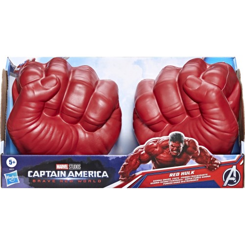 Hasbro Marvel Avengers Marvel Captain America: Brave New World Red Hulk Gamma Smash Fists G0070 5010996204851