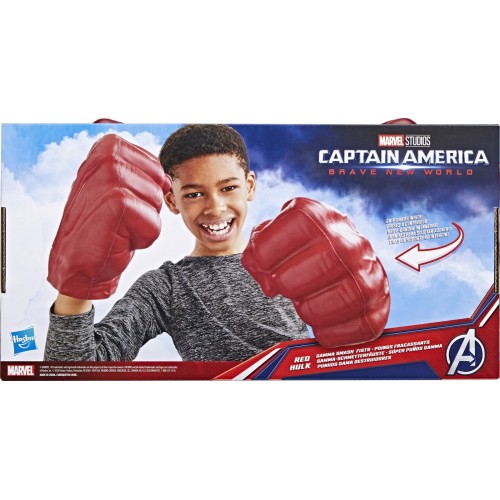 Hasbro Marvel Avengers Marvel Captain America: Brave New World Red Hulk Gamma Smash Fists G0070 5010996204851