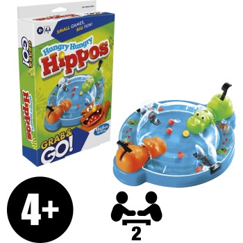Hasbro Gaming Hippos Grab And Go F8255 5010996164148
