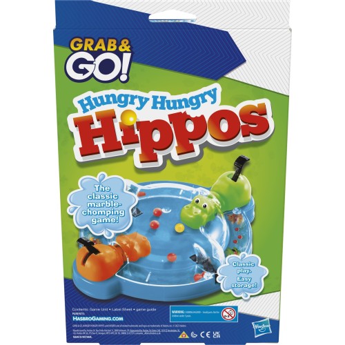 Hasbro Gaming Hippos Grab And Go F8255 5010996164148