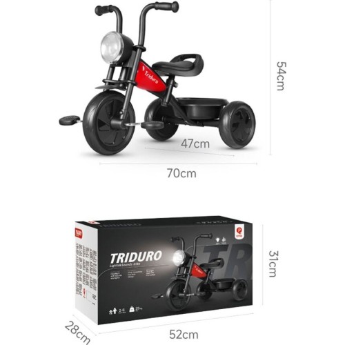 QPlay Triduro Tricycle Bike Green 01-1212072-02 5061047481516