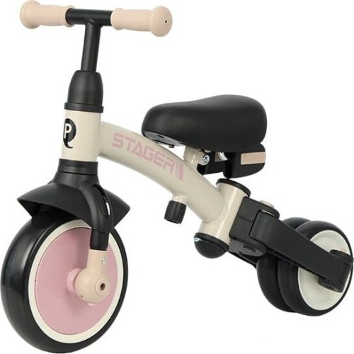 QPlay Stager 3in1 Tricycle Bike Pink 01-1212075-05 5061047481752