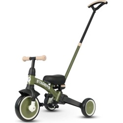 QPlay stager 3in1 τρίκυκλο ποδήλατο πράσινο 01-1212075-01 5061047481738