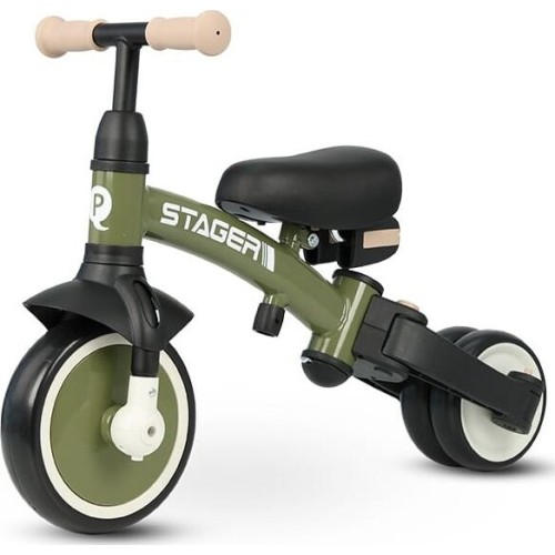 QPlay stager 3in1 τρίκυκλο ποδήλατο πράσινο 01-1212075-01 5061047481738