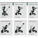 QPlay elite platinum 6in1 τρίκυκλο ποδήλατο πράσινο 01-1212074-01 5061047481707