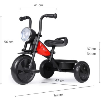 QPlay Triduro Tricycle Bike Red 01-1212072-01 5061047481509