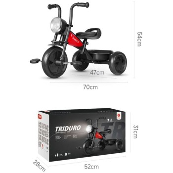 QPlay Triduro Tricycle Bike Red 01-1212072-01 5061047481509