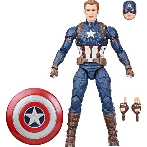 Hasbro Marvel Avengers Legends Series Captain America, Avengers: Endgame Φιγούρα 15 Cm G0607 5010996282668