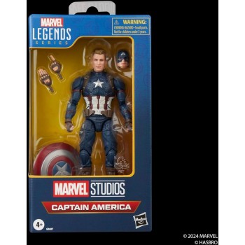 Hasbro Marvel Avengers Legends Series Captain America, Avengers: Endgame Collectible 15-Cm Action  G0607 5010996282668