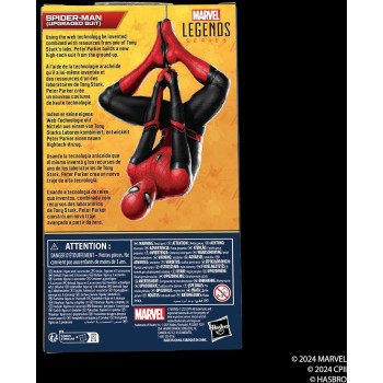 Hasbro Marvel Avengers legends series spider-man upgraded suit action figure, red G0606 5010996282620