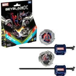 Hasbro Beyblade X Collab Spider-Man 3-60F Εναντίον Venom 3-80N Multipack Set G0288 5010996264183