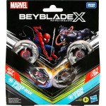 Hasbro beyblade x  collab spider-man 3-60f vs. venom 3-80n multipack set, includes G0288 5010996264183