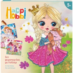As company Happi Hobbi happihobbi art σετ χειροτεχνίας με glitter για 5+ χρονών 1038-21046 5203068210465