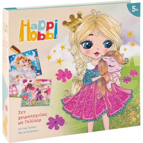 As company Happi Hobbi Happihobbi Art Set With Glitter for 5+ Years 1038-21046 5203068210465