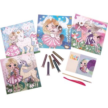 As company Happi Hobbi happihobbi art σετ χειροτεχνίας με glitter για 5+ χρονών 1038-21046 5203068210465