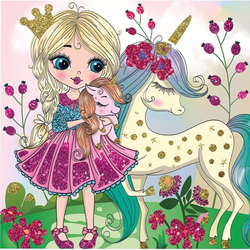 As company Happi Hobbi happihobbi art σετ χειροτεχνίας με glitter για 5+ χρονών 1038-21046 5203068210465