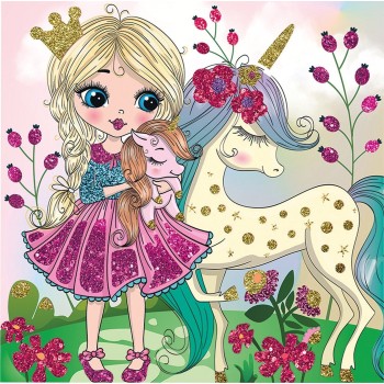 As company Happi Hobbi happihobbi art σετ χειροτεχνίας με glitter για 5+ χρονών 1038-21046 5203068210465
