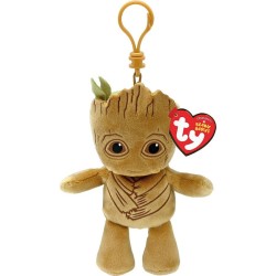 Marvel Avengers ty beannie babies groot χνουδωτό κλιπ καφέ 8.5εκ 1607-34005 008421340057