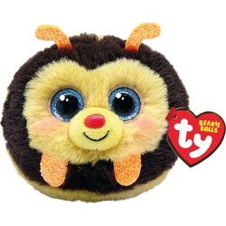 Ty Beanie Balls Zinger Fluffy bee Yellow 1607-42536 008421425365