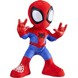Mattel Spiderman SPIDEY AND HIS AMAZING FRIENDS Marvel Dance 'N Crawl Spidey Interactive Plush Toy F6722 5010996231208
