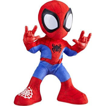 Mattel Spiderman SPIDEY AND HIS AMAZING FRIENDS Marvel Dance 'N Crawl Spidey Interactive Plush Toy F6722 5010996231208