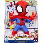 Mattel Spiderman SPIDEY AND HIS AMAZING FRIENDS Marvel Dance 'N Crawl Spidey Interactive Plush Toy F6722 5010996231208