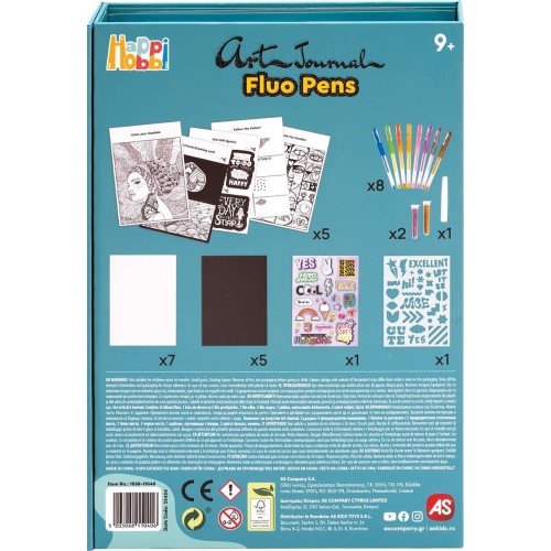 As company Happi Hobbi Happihobbi Art Journal Fluo pen for 9+ Years 1038-11040 5203068110406